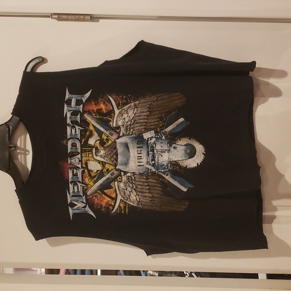 Men's large megadeath t-shirt 2005
